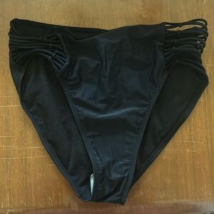 High waisted bikini bottoms